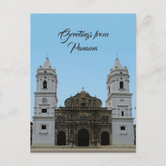 Panama Cathedral Postkarte