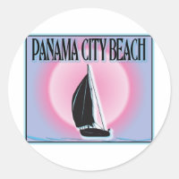 Panama City Beach Airbrushed Look Boat Sunset