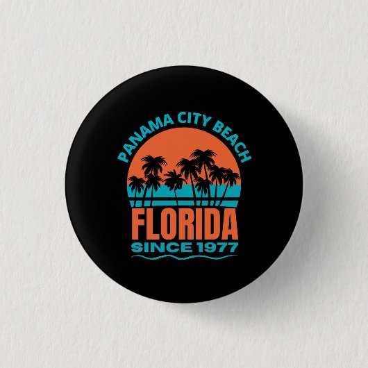 Panama City Beach Florida Button (Vorderseite)