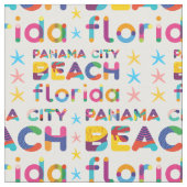 Panama City Beach, Florida. Farbiges Textmuster Stoff (Nahaufnahme)