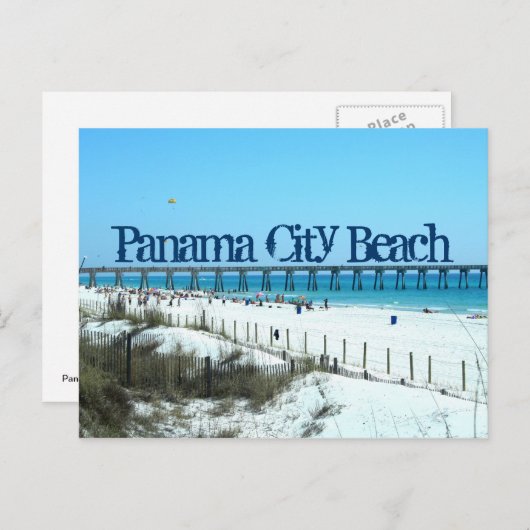 Panama City Beach, Florida Postkarte (Vorne/Hinten)