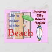 Panama City Beach Florida - Postkarte (Vorderseite)