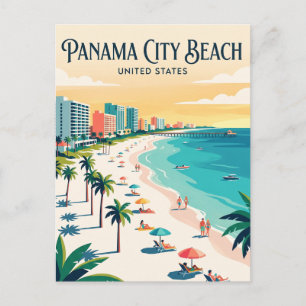 Panama City Beach Florida Postkarte