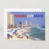 Panama City Beach, Florida Postkarte (Vorne/Hinten)