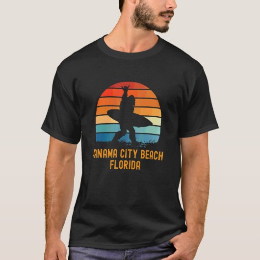 Panama City Beach Florida Sasquatch Souvenir T-Shirt (Vorderseite)