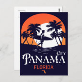 Panama City Beach Florida Souvenir Postkarte (Vorne/Hinten)