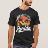 Panama City Beach Florida Sunset T-Shirt (Vorderseite)