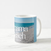Panama City Beach Florida, Vintage Kaffeetasse (VorderseiteRechts)