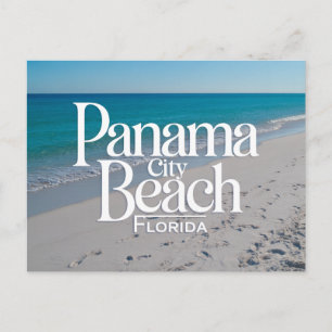 Panama City Beach Florida, Vintage Postkarte