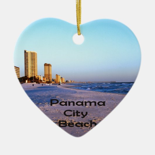 Panama City Beach Keramik Ornament (Vorne)