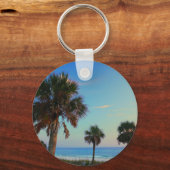 Panama City Beach, Palmen in Florida Schlüsselanhänger (Vorderseite)