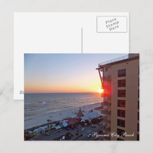 Panama City Beach Postkarte (Vorne/Hinten)