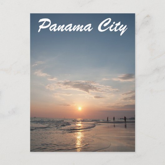 Panama City beach Postkarte (Vorderseite)