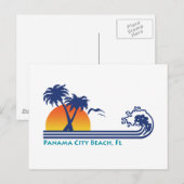 Panama City Beach Postkarte (Vorne/Hinten)