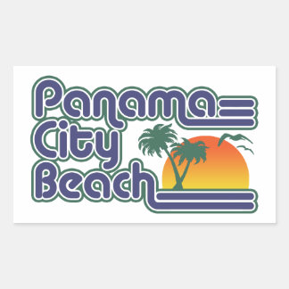 Panama City Beach Rechteckiger Aufkleber