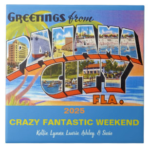 Panama City Erinnerungskachel Fliese