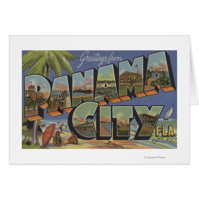 Panama City, Florida - Große Briefmarkenszenen (Vorderseite (Horizontal))