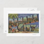 Panama City, Florida - Große Briefmarkenszenen Postkarte (Vorne/Hinten)
