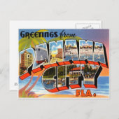 Panama City Florida Postkarte (Vorne/Hinten)