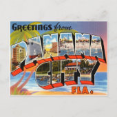 Panama City Florida Postkarte (Vorderseite)