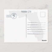 Panama City Florida Retro Sunset Souvenirs 60er Postkarte (Rückseite)