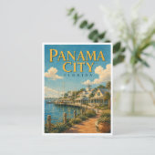 Panama City Florida St. Andrews GeoSaga Postkarte (Stehend Vorderseite)