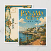 Panama City Florida St. Andrews GeoSaga Postkarte (Vorne/Hinten)