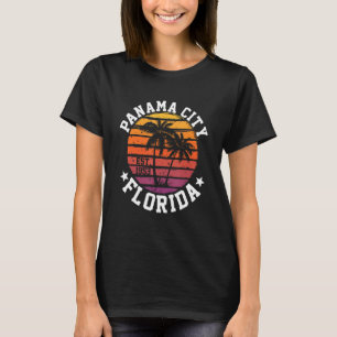 Panama City Florida Vacations Beach Palmen S T-Shirt