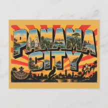 Panama City Kathedrale Regenwald Küste Vintage 