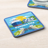 Panama City Panama Getränkeuntersetzer (Linke Seite)