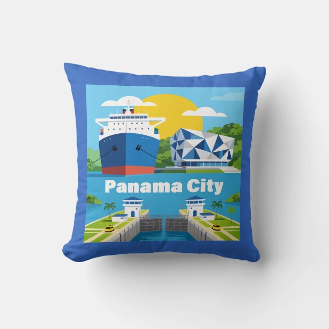 Panama City Panama Kissen (Vorderseite)