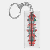 Panama City Panama Skyline Schlüsselanhänger (Vorderseite links)