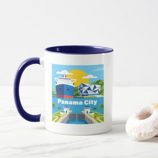 Panama City Panama Tasse (Mit Donut)
