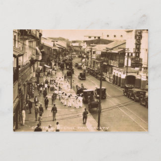 Panama City, Panama um 1944 Postkarte