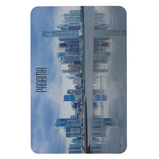 Panama City Skyline Magnet (Vertikal)