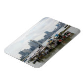Panama City Skyline mit Fischerbooten Magnet (Linke Seite)