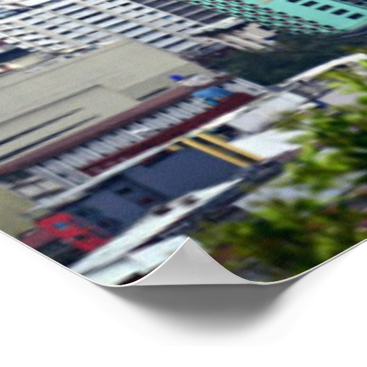 Panama City Skyline Poster (Ecke)