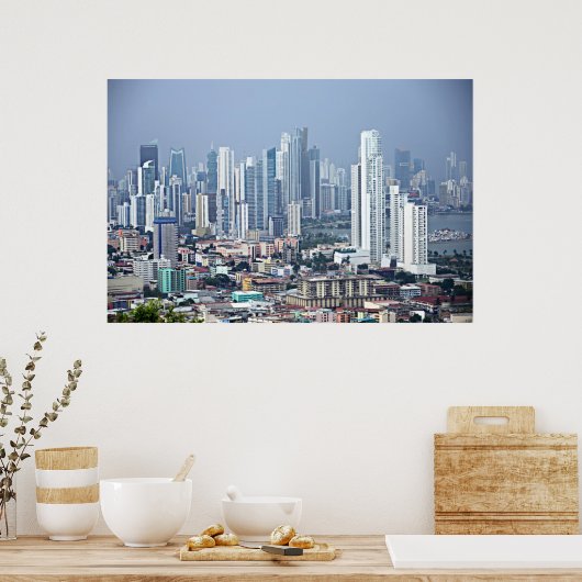 Panama City Skyline Poster (Küche)