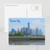 Panama City Skyline Postkarte (Vorne/Hinten)