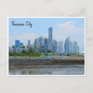 Panama City Skyline Postkarte