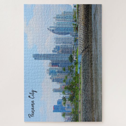 Panama City Skyline Puzzle (Vertikal)
