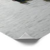 Panama City Skyline With Fishing Boats Poster (Ecke)