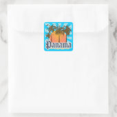 Panama City Souvenir Quadratischer Aufkleber (Tasche)