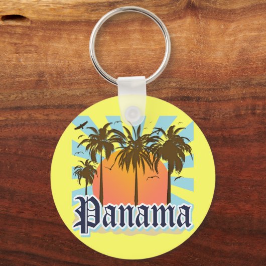 Panama City Souvenir Schlüsselanhänger (Vorderseite)