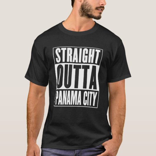 Panama City  Straight Outta Panama City T-Shirt (Vorderseite)