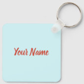 Panama City Toucan Retro Palmen Vintag Schlüsselanhänger (Rückseite)