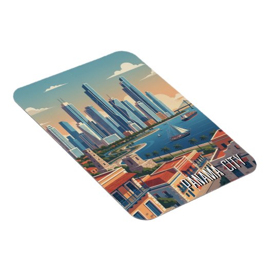Panama City Travel Magnet (Rechte Seite)