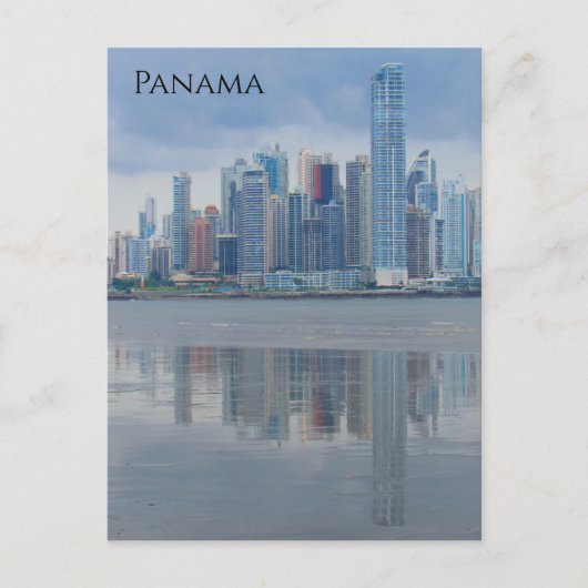 Panama ciudad Reflexionen Postkarte (Vorderseite)