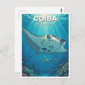 Panama Coiba Nationalpark Travel Postkarte (Vorne/Hinten)