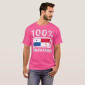 Panama Flag 100 Panamanian Battery Power Tee (Vorne ganz)